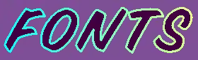 X-Fonter outline banner